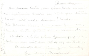 Brief v. Emma Hausknecht an E. Martin