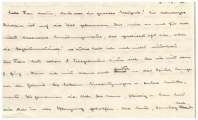 Brief v. Emmy Martin an Albert Schweitzer