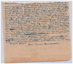 Brief v. Emma Hausknecht an Emmy Martin.