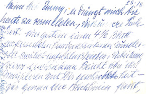Brief v. Erna Brandt an E. Martin