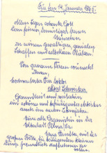 Brief v. Erna Handke an A. Schweitzer