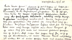 Brief einer Ria an E. Martin
