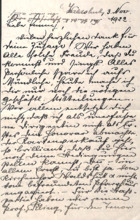 Brief an E. Martin