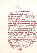 Brief v. Prof. H. A. Bühler an E. Martin