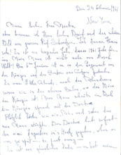 Brief v. Catherine Barjansky an E. Martin