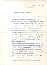 Brief v. Hans Lembke an E. Martin