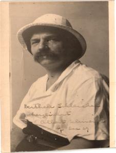 Gewidmetes Foto von Albert Schweitzer für Berthele Schleicher