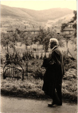 Beschriftetes Foto - Albert Schweitzer, 1954