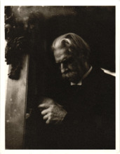 Beschriftetes Foto - Albert Schweitzer, Paris 1959