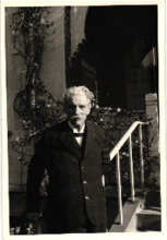 Beschriftetes Foto - Albert Schweitzer, Malmö 1959