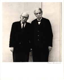 Von Erica Anderson signiertes Foto - Albert Schweitzer & [?]