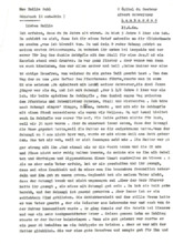 Brief von Albert Schweitzer an Emilie Buhl