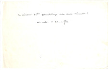 Brief von Albert Schweitzer an Hans Martin