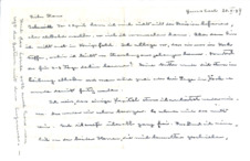 Brief von Albert Schweitzer an Hans Martin