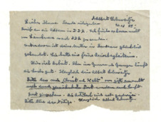Brief von Albert Schweitzer an Hans Martin