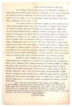 Brief von Noel A. Gillespie an Albert Schweitzer