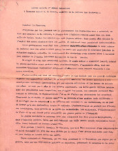 Offener Brief v. A. Schweitzer an den amerik. Verteidigungsminister Robert Mc Namara