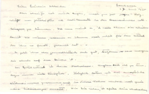 Brief von Mathilde Kottmann an Berta Schleicher, mit Grußzeilen von Albert Schweitzer