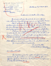 Brief von A. Suttel an A. Schweitzer