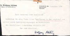 Brief von W. Adelung an A. Schweitzer