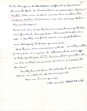 Blatt 2 eines Briefes von Albert Schweitzer an eine Spedition