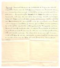 Schriftstück von Albert Schweitzer