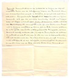 Schriftstück von Albert Schweitzer