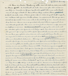 Text von Albert Schweitzer in Elsässerdeutsch geschrieben