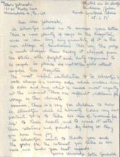 Eigenh. Brief mit Unterschrift