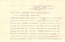 Brief (Typo) mit Unterschrift, nebst Kuvert