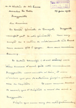 Eigenh. Brief mit Unterschrift Kottmanns / Schweitzers