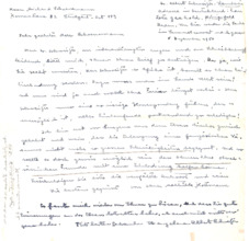Eigenh. Brief mit Unterschrift Kottmanns / Schweitzers