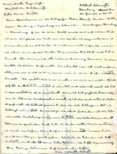 Eigenh. Brief mit Unterschrift