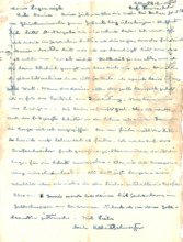 Eigenh. Brief mit Unterschrift