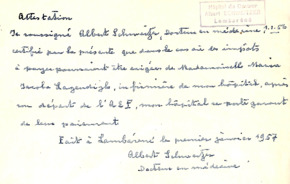 Eigenh. Brief mit Unterschrift