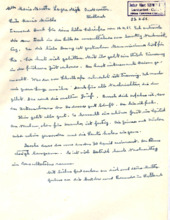 Eigenh. Brief mit Unterschrift