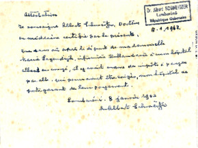 Eigenh. Brief mit Unterschrift