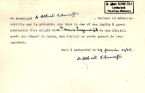 Eigenh. Brief mit Unterschrift