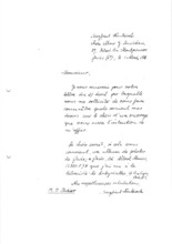 Brief von Siegfried Neukirch an M.O. Didier
