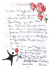 Brief von Rhena Schweitzer-Miller an Siegfried Neukirch