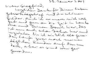 Brief von Rhena Schweitzer-Miller an Siegfried Neukirch