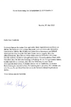Brief von Martin Stukenberg an Siegfried Neukirch
