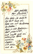 Brief von Melanie Klasen an Siegfried Neukirch