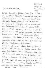 Brief von Prof. Thomas Weigend  an Siegfried Neukirch