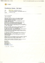 E-Mail von Renilde Ahlers an Siegfried Neukirch