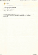 E-Mail von Sneschana und Artjom an Siegfried Neukirch