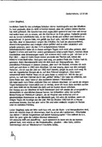 Brief von Ary van Wijnen an Siegfried Neukirch