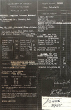Studienzeugnis University of Toronto für Siegfried Neukirch