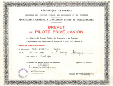 Pilotenschein für Siegfried Neukirch