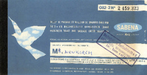 Flugticket Sabena Belgian World Airlines